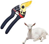 ZHHSUNY 7.5" Ciseaux à Sabots de Chèvre, Ciseaux à Ongles, Convient Pour Le Soin Des Sabots de Vache,Mouton,Chèvre, Plus Forte Charge de Ressort Pour Les Pinces à Ongles