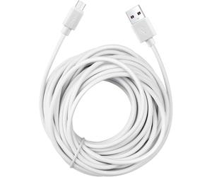 ZHHSUNY Babys Monitor Caméra Câble de Charge Compatible avec V-tech,Owlet,Babysense,Baby Optics DXR- 8,Vava Baby Monitor,Câbles de Charge Micro USB 1 Pack(blanc, 3 mètres)