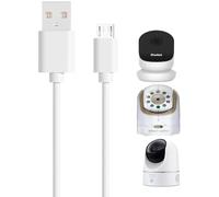 ZHHSUNY Câble de charge USB pour caméra de sécurité, cordon de moniteur bébé, compatible avec LBTech, Owlet, Infant Optics, Eufy, Moonybaby, VAVA Câble d'extension d'alimentation (2 mètres)