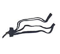 ZHHSUNY Lot de 5 menottes à usage unique en nylon de qualité professionnelle, légères et jetables pour la sécurité, les opérations sur le terrain, la SM et la protection personnelle (noir)