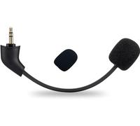 ZHHSUNY Mic Remplacement Détachable 3.5 mm Suppression Bruit Mic Compatible avec Kingston 2022 Hyper-X Cloud II 2ème Version Applicable à PS-4 PS-5 PC Casque sans Fil Jeux
