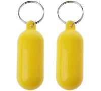 Zhhuoc Lot de 2 porte-clés flottants pour sports nautiques - Haute visibilité - Jaune - Flottant - Design durable pour bateau, kayak et surf