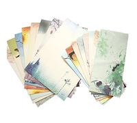 Zhi Jin Lot de 48 papiers à lettre et enveloppes de style chinois rétro avec enveloppes pour cadeau de vœux d'anniversaire