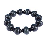 ZHIBO Bracelet tendance vert foncé en jade hétien sculpté avec perles d'abac pour femmes et hommes femmes néphrite Qing Jades, Pierre