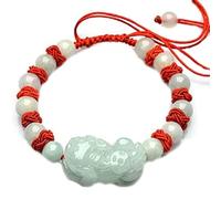 ZHIBO Emerald A Goods PiXiu Bracelet en jade pour homme et femme, Pierre