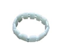 ZHIBO Natural A Goods Jade Bracelet vert clair pour homme et femme, Pierre