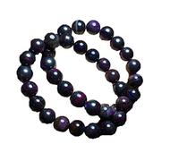 ZHIBO Sugilite Bracelet de perles rondes AAA 11-10,3 mm, 10.3 month, Pierre