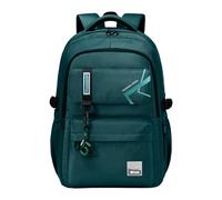 ZHIERNA Sac à dos d'écolier pour garçons et filles de 8, 10 et 14 ans, sac à livres, cartable, grand pour l'école, les cadeaux d'école, l'école primaire ou le lycée, vert foncé, 12.6 x 7.48 x 18.5