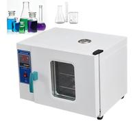 ZHIGUANYUN Four de Laboratoire, étuve de séchage à Jet d'air à température constante avec manomètre à Vide et régulateur numérique pour Le séchage par Traitement Thermique Stainlesssteel-43L
