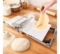 ZHIGUANYUN Grand Laminoir éLectrique -Machine à PâTe Pliable en Acier Inoxydable,éPaisseur RéGlable 2 à 30Mm,pour Croissants,PâTes FeuilletéEs,Pizza