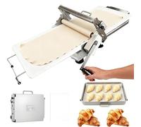 ZHIGUANYUN Rouleau à pâtisserie à épaisseur réglable, Rouleau à pâtisserie Pliable avec Planche à pâtisserie, pour Pizzas, Croissants, viennoiseries et Fondant TypeA