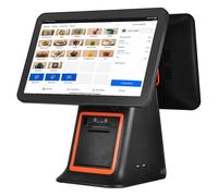 ZHIGUANYUN Tablette Tactile Mobile avec écran de Caisse enregistreuse, système de Point de Vente idéal pour Les Petites Entreprises et Les Restaurants Black