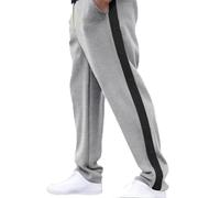 ZHIHUASMTBX Pantalon de Sport pour Hommes Quatre Saisons, décontracté et Tendance, à Cordon de Serrage et Taille élastique, Ample à Jambes Larges, Style entraînement américain, Mode Streetwear,Gris,M