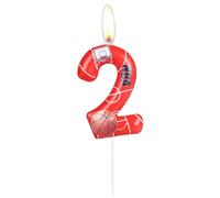 ZHIHUI Bougie d'anniversaire sur le thème du basket-ball, bougies d'anniversaire pour garçons et filles, enfants, réunions à thème (numéro 2)