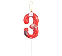 ZHIHUI Bougie d'anniversaire sur le thème du basket-ball, bougies d'anniversaire pour garçons et filles, enfants, réunions à thème (numéro 3)