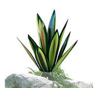 ZhiLianZhao Décoration de Jardin D'agave Antique, Plante D'agave de Fer en Métal Bricolage, Art Décoration Statue Déco à la Maison, Piquets de Jardin, Ornements de Pelouse (65/35/27cm),8,C