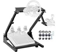 ZHIMAI Suport De Volant De Cockpit De Simulateur De Course Pour G25, G27, G29, G920 Racing Simulator Cockpit Video Game Accessories, Shifter Wheel Pedals Not Included