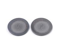 ZHINUAN 1 paire d'autocollants for garniture de haut-parleur de pilier A de voiture, Convient for modèles GWM et ORA Good Cat 2021-2022, cadre d'accessoires intérieurs en acier inoxydable Grille de pr