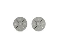 ZHINUAN 1 paire de boutons poussoirs for volant de voiture, Convient for Mercedes, benz, ML, Classe GL, W164, Classe R, W251, 1648700658, multifonction Banque de boutons de volant de véhicule(Gray 1 P