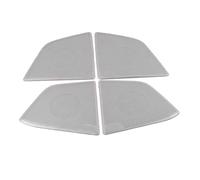 ZHINUAN Autocollant de cadre de garniture de couvercle de haut-parleur, Convient for Ford, Focus 2018 2019 style de voiture porte porte haut-parleur son accessoires intérieurs chromés Grille de protec