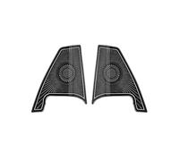 ZHINUAN Autocollant for garniture de haut-parleur de porte avant, Convient for Toyota Alphard Vellfire série 40 2023 2024, garniture de poignée de porte et haut-parleur interne Grille de protection po