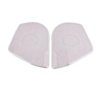 ZHINUAN Autocollant for haut-parleur de portière de voiture, Convient for Civic 10e génération 2016-2019, accessoire intérieur chromé Grille de protection pour haut-parleur de voiture(Silver)