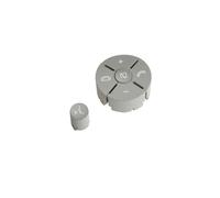 ZHINUAN Bouton de commande de volant de voiture, Convient for Mercedes, benz, classe C GLK W204, kit de réparation de garniture multifonctionnelle noir marron Banque de boutons de volant de véhicule(G
