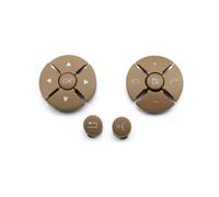 ZHINUAN Bouton de commande de volant de voiture, Convient for Mercedes, benz, classe S CL W221 W216, kit multifonction gauche droite, garniture de garniture Banque de boutons de volant de véhicule(Yel