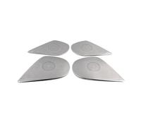 ZHINUAN Garniture de haut-parleur de porte, Convient for Mazda, 6 M6 2019 2020, intérieur en acier inoxydable, autocollant for son et musique, accessoires de style automobile Grille de protection pour