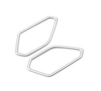 ZHINUAN Garniture de protection audio for portière arrière de voiture, Convient for Volkswagen, et Tiguan MK2 2017-2021 couvercle de protection audio de porte de véhicule(ABS Matte)
