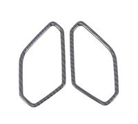 ZHINUAN Garniture de protection audio for portière arrière de voiture, Convient for Volkswagen, et Tiguan MK2 2017-2021 couvercle de protection audio de porte de véhicule(Carbon Fiber Color)