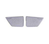 ZHINUAN Garniture de protection de haut-parleur de portière de voiture, Convient for LEXUS, NX 260 350 2022-2023, cadre autocollant for haut-parleur audio, accessoires intérieurs en acier inoxydable G