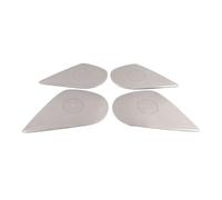 ZHINUAN Garniture de protection de haut-parleur de portière de voiture, Convient for Mazda, 6 M6 2019 2020, cadre chromé, autocollant, accessoires d'intérieur Grille de protection pour haut-parleur de