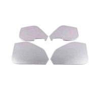 ZHINUAN Garniture de protection de haut-parleur de portière de voiture, Convient for Volkswagen, VW, Golf, MK7 7.5 2013-2020, autocollant de cadre de haut-parleur en acier inoxydable Grille de protect