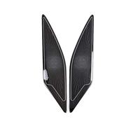 ZHINUAN Garniture de protection de haut-parleur de portière de voiture, Convient for Volkswagen, VW, Golf, MK7 7.5 2013-2020, autocollant de cadre de haut-parleur en acier inoxydable Grille de protect