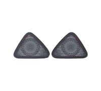 ZHINUAN Garniture de protection for haut-parleur audio de portière de voiture, Convient for Chevrolet, Malibu 2016-2021, cadre autocollant, accessoires intérieurs en acier inoxydable Grille de protect