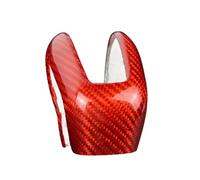 ZHINUAN Garniture intérieure de couvercle de pommeau de levier de vitesse de voiture, adaptée for Volvo, XC60 XC90 S60 V60, accessoires autocollant en Fiber de carbone couvercle protection levier vite