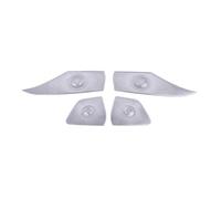 ZHINUAN Lot de 4 garnitures décoratives for haut-parleurs de portière de voiture, Convient for Hyundai, Elantra CN7 2021 2022 2023, accessoires de voiture, autocollant 3D Grille de protection pour hau