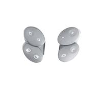 ZHINUAN Paire de boutons de commande de volant, Convient for les modèles de classe E et CLS, for Mercedes W211 et W219. Boutons multifonctions. Banque de boutons de volant de véhicule(Light Gray 1 Pai