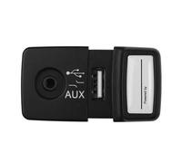 ZHINUAN Port de chargement USB auxiliaire, Convient for Fiat, 500 Panda, Punto, 735547937, prise for module de lecteur multimédia Blue And Me Station de charge USB pour véhicule