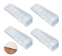 Zhioudz 4 PCS Arrêts de Portes,Arrêts Cale Porte,Antidérapante Stop Porte,Silicone Stop Porte,Sol Butoirs de Porte, Utilisées sur Une Base Genre Carrelage, Béton, Ciment,Tapis, Sols Stratifiésetc