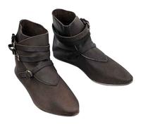 ZhiQin Matte Black,39 EU, Bottes Western pour Homme Cuir Véritable Botte Chelsea Classique Chaussures Légères et Adhérentes Doublure Confortable et Antidérapant Bottes de Pluie