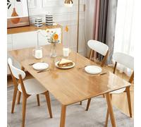 ZHIQXUE Nappe Transparente 120 x 200 cm Différentes Tailles Cristal Nappe Rectangle Transparente Réutilisable pour Salle à Manger, Fête, Établi, Couleur Transparente