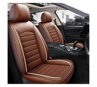 ZHISHIGUO Housse Siege Voiture pour Ford Fiesta St-Line x, Coussin en Cuir De Première Imperméable Et Résistant À l'usure, Housses Siege Avant Arrière Auto Protection Accessoire(Brown)