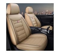 ZHISHIGUO Housse Siege Voiture pour Nissan Acenta/N-Connecta 2013-2023, Coussin en Cuir De Première Imperméable Et Résistant À l'usure, Housses Siege Avant Auto Protection(Beige)