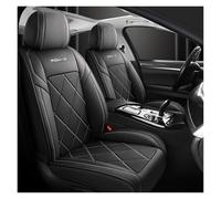 ZHISHIGUO Housse Siege Voiture pour Nissan Qashqai 2016-2025, Coussin en Cuir De Première Imperméable Et Résistant À l'usure, Housses Siege Avant Arrière Auto(Black White)
