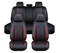 ZHISHIGUO Housse Siege Voiture pour Renault 5 E-Tech 2024 2025 2026, Housse De Protection Respirante en Cuir PU Premium, Ensembles De Housses De Siège Imperméable(Red)
