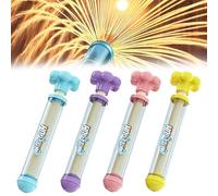 ZHITENG 4 Pièces Pistolet a Eau Feux d'artifice, Water Gun Jeux d Eau Durable, Pistolet a Eau Feu d'artifice Dispose d'un Design Coulissant, Lisse Et Arrondi, pour Jeu Piscine de Plage Extérieur