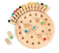 ZHITENG Jeux de Mémoire en Bois, Échecs de Jouets Montessori Enfant | Jeux Educatif Jeu de Societe Jouets Memory, Méliorent Mémoire Cognition Couleurs, Cadeaux pour Garcon Fille Personnes âgées