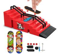ZHITENG Mini Skate Doigt Finger Skate Kit D'accessoires, Kit de Mini Rampe